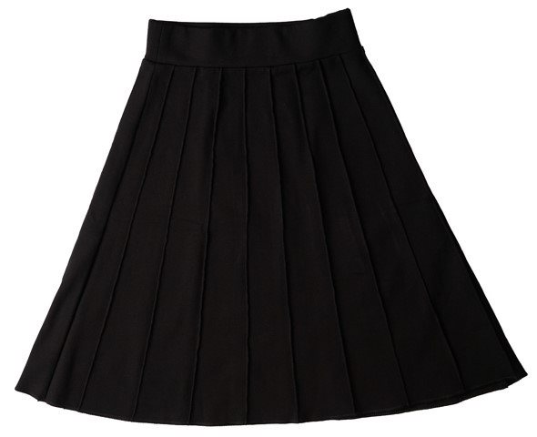 חצאית דגם פנסים שמש שחור